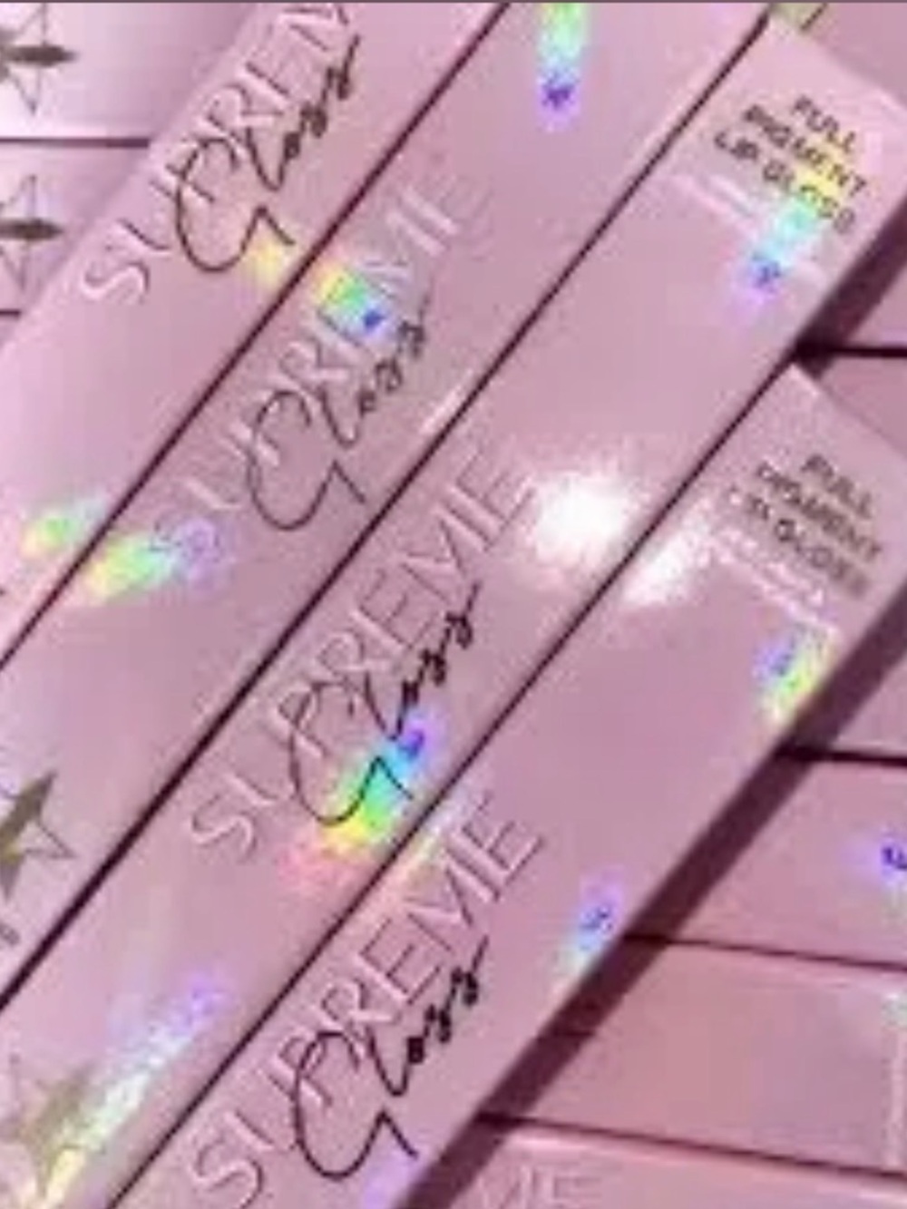 Jeffree Star Supremme Glaze Lipstick - Pink Packaging